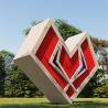 Buy cheap Decorative Stainless Steel Garden Statues Outdoor Customized Love Garden Statue from wholesalers