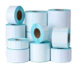 Adhesive Thermal Printer Sticker Heat Sensitive Shipping Label Roll With Barcode