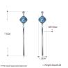 Buy cheap 7.1cm 0.19oz Sterling Silver Jewelry Earrings Unisex Tassel Drop Earring SGS from wholesalers