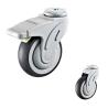 Buy cheap 4" Medical Casters Wheels For Hospital Carts Grey Soft TPR Swivel Stem from wholesalers