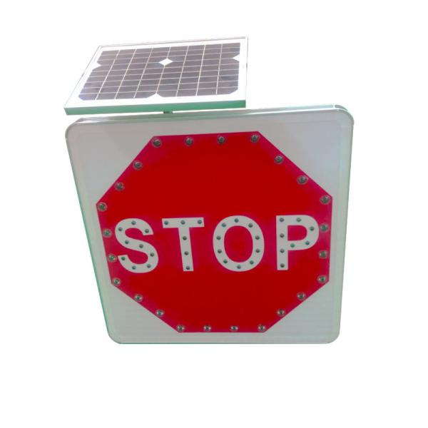 Buy cheap RoHS Certified 5mm LED Solar Powered Traffic Signs For Safety from wholesalers