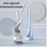 Buy cheap Long Handled TPR Silicone Golf Toilet Brush Set White Blue Green from wholesalers