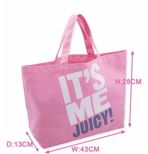 Buy cheap Pink Printed Canvas Tote Bags Ladies Cotton Handbags for Ladies Supermarket from wholesalers