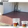 Buy cheap Vinyl Flake Broadcast Epoxy Resin Floor Coating Polyaspartic Topcoat from wholesalers