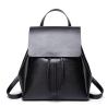 Buy cheap Latest Hot Drop Shipping Women Classic Casual Students Custom Logo Leather Backpack Bag from wholesalers