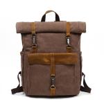 Men's Retro Work Laptop Rucksack , Student Outdoor Wear Resistant Travel Bag