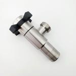 SS304 1 2 Angle Stop Valve Toilet With Hpb 57-3 Cartridge
