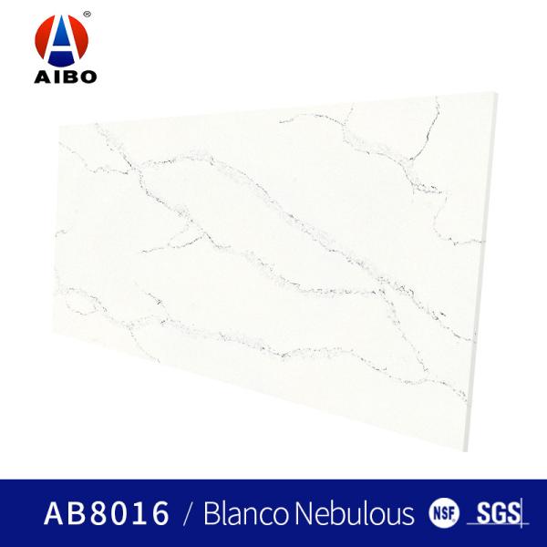 Quality Home Decoration Design Non Porous 15 MM Calacatta Quartz Stone for sale