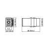 Buy cheap ISO9001 Ceramic Sleeve SC APC SX Fiber Optic Adapter from wholesalers