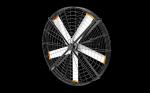 2m Industrial Outdoor Wall Mount Fans Industrial Hanging Fans 6 Blades