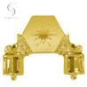 Buy cheap 24K Gold Custom Coffin Corners, Star Pattern Design Coffin Decoration Set 12# G from wholesalers