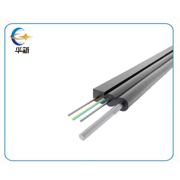 Buy cheap G657A FRP Steel Strength Member Ftth Drop Fiber Optic Cable Self Supporting Fiber Optic Cable from wholesalers