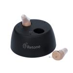 Beige Wireless Hearing Aids Retone Mini Rechargeable Digital Hearing Device