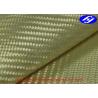 Buy cheap High Strenght Woven Aramid Fabric / 2x2 Twill Yellow Kevlar Aramid Fiber from wholesalers