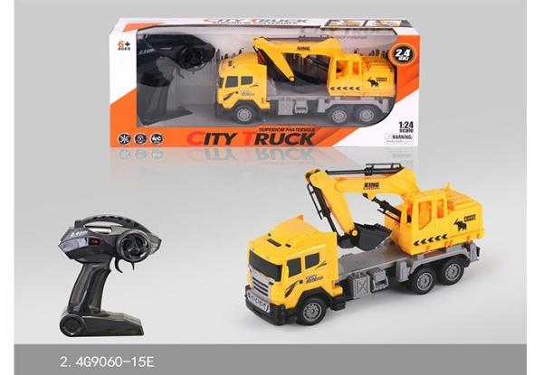 Quality 27 MHz Frequency Mini RC Remote Control Excavator Toy For Kids Role Play for sale