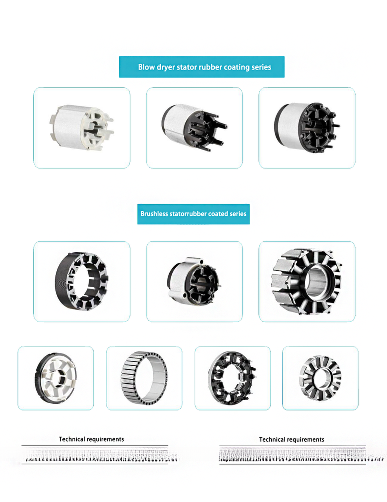 High Precision Electrosteel Stator And Rotor Laminated Cores