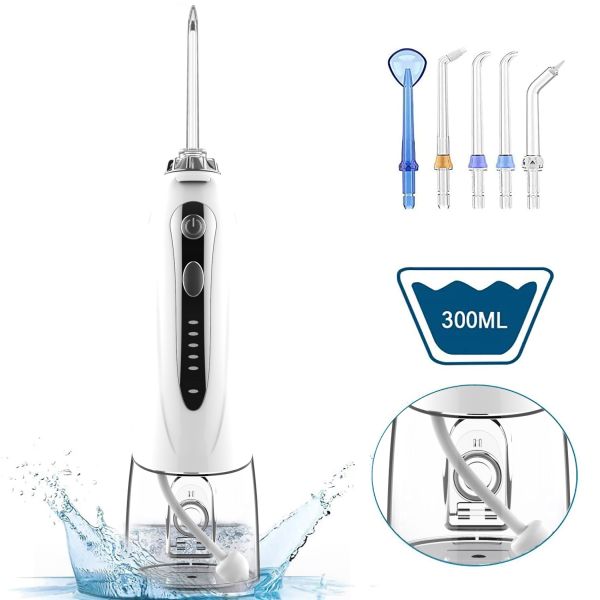 Electric Water Flosser Professional Cordless Portable USB Charging