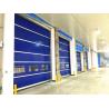 Buy cheap 1.5mm PVC Window Industrial High Speed Door For Workshop , Galvanized Steel Frame from wholesalers