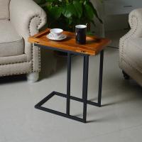 Buy cheap Living Room Metal Stand 58cm Height Solid Wood Chairside Table product