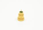 Gold Plated Hermetic Seal SMPM RF Connector Male Straight Blind Connector