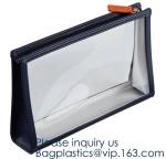 Recyclable Clear Gift Plastic Flat Bottom Logo Pvc k Nylon Packing Bags With