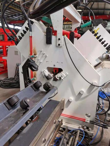 Buy cheap Steel Flange CNC Angle Line Machine With Punching Marking Function from wholesalers