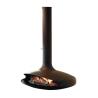 Buy cheap 800mm Ceiling Hung Fireplace 70m2 Suspended Wood Burning Fireplace from wholesalers