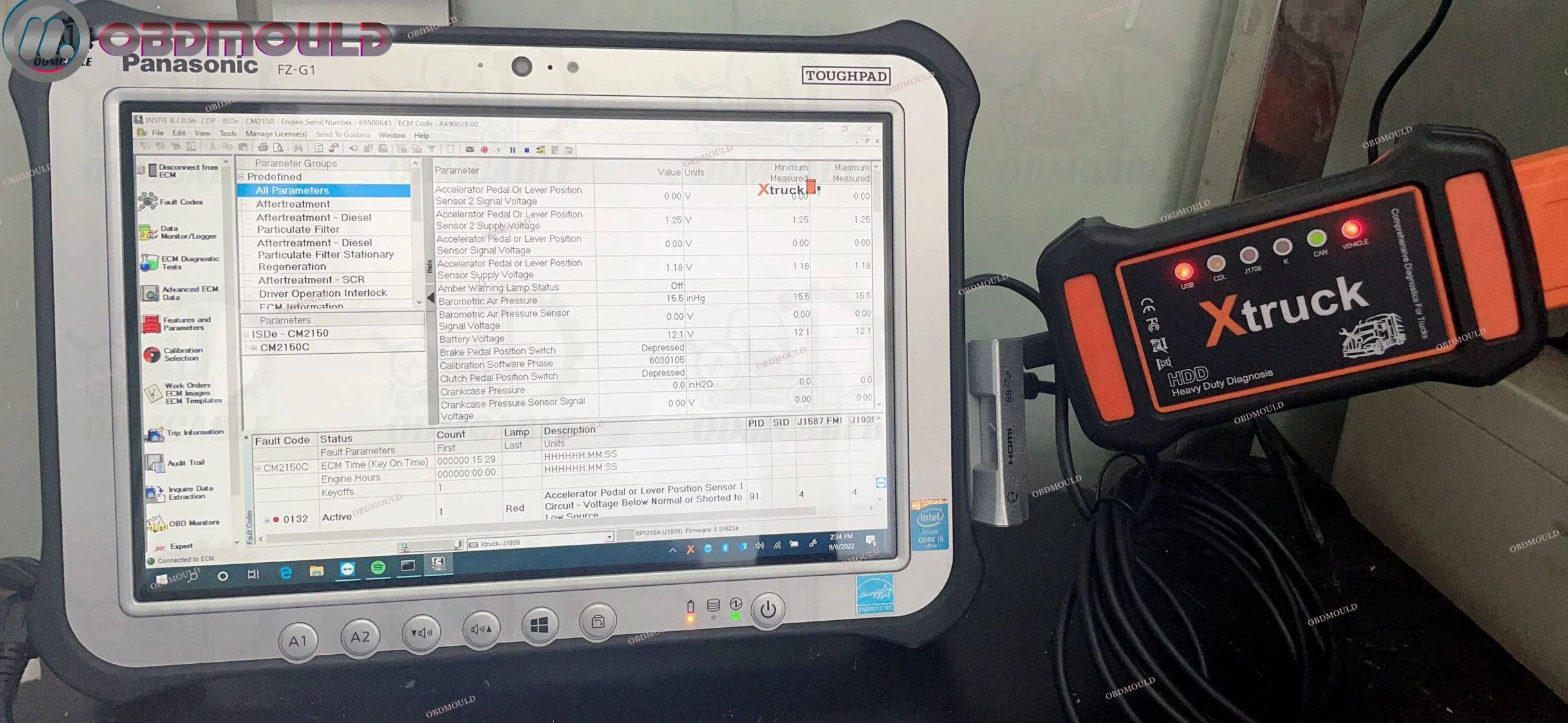 MULTI BRAND XTRUCK HDD Y009 DIESEL ENGINE DIAGNOSTIC TOOLS AUTOMATIC CODE READER OBD DIAGNOSTIC TOOL VEHICLE SCANNER