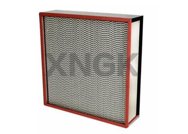 High Temp Oven Hood Filter Flange Type , Class 100 99.99% @ 0.3 Micron Oven Vent