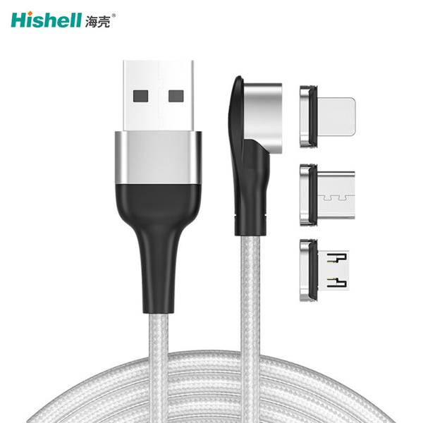 Buy cheap Multicolor 3A USB Magnetic Data Cable , Antiwear Magnetic Cell Phone Cords from wholesalers