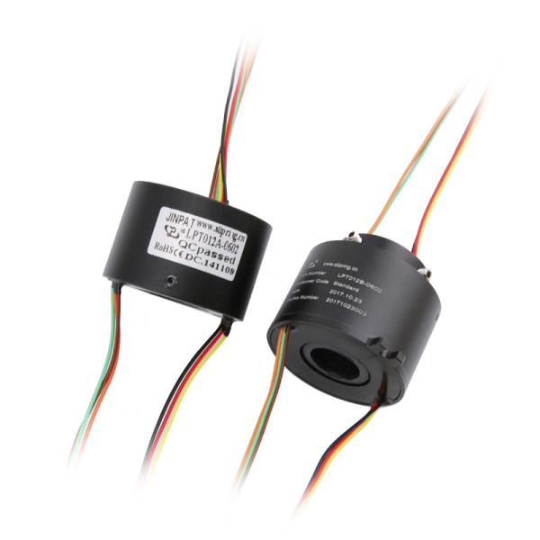Buy cheap 6 Circuits Through Bore Slip Rings 240V AC 10A 300rpm from wholesalers