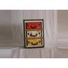 Buy cheap Leather Surface Three Draw Antique Wooden Box Cabinet from wholesalers
