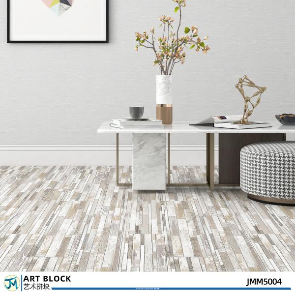 Buy cheap Wood Look Self Stick Flooring Tiles 6 Inches from wholesalers
