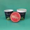 Buy cheap Food Safe 16oz Paper Ice Cream Cups With Lids Double Pe Coated Leak - Resistant from wholesalers
