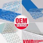 Environmental Destructive Warranty Void Tamper Evident Label Stickers Non
