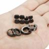 Buy cheap Unisex Black Color Stainless Steel Piercing Earring For Women Men Punk Gothic Barbell Earring from wholesalers