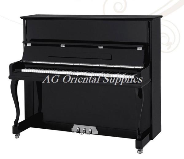Buy cheap 88-KEY Acoustic wooden upright Piano With Stool black polished color AG-123H4 from wholesalers