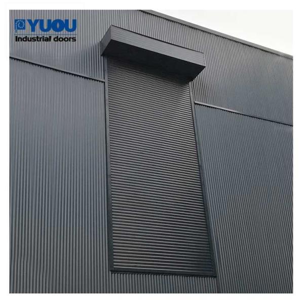 Buy cheap Warehouse 12m Steel Automated Roller Shutter Doors Strong Windproof 1.2mm Slat from wholesalers