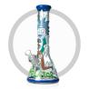 Buy cheap Luminous Rick And Morty Bong 7mm Thick Glass Water Bongs 13.5 Inches from wholesalers