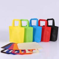 Buy cheap Multi Color Non Woven Printed Bags / Mini Personalized Non Woven Tote Bags product