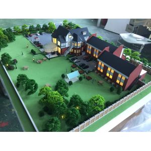 Buy cheap Laser cut 3D Architecture House Model Machine Cut / Handmade Technic from wholesalers