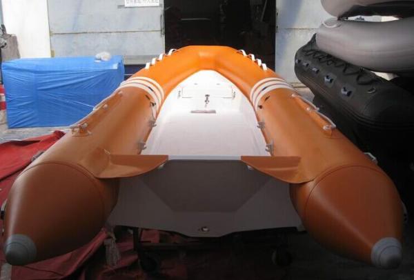 Buy cheap Glass Fiber RIB Inflatable Rubber Motor Boat with Outboard Engine from wholesalers