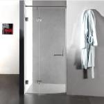Bathroom Tempered Glass Shower Screen Enclosure Flat Edge