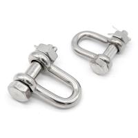 Buy cheap Hardware American D Type Ss304 Steel Shackles With Safety Pin product