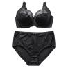 Buy cheap BEIZHI Fashion Lace Thin Bra & Brief Set Lingerie Women Underwire Plus Size Bra And Panty Sets E Cup from wholesalers
