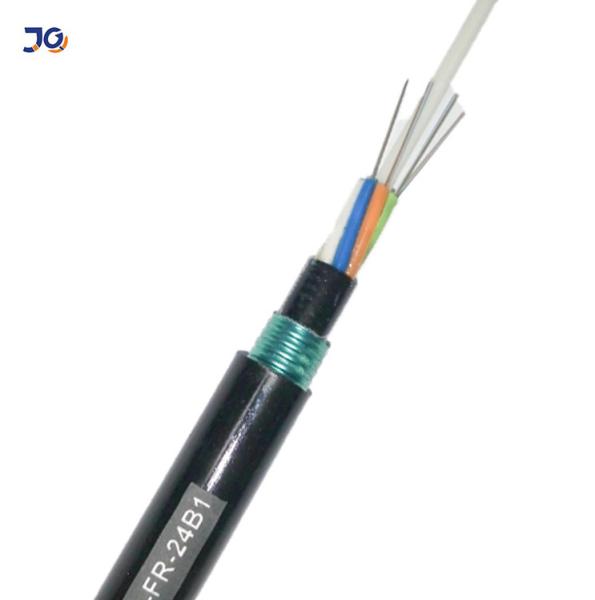 Buy cheap Stranded Loose Tube 12 24 core Underground Fiber Optic Cable from wholesalers