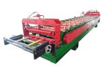PPGI / GI Roof Panel Roll Forming Machine , A / C Motor Metal Sheet Forming