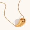 Buy cheap Customized 18K Gold Teardrop Necklace 45+5cm Brass Teardrop Necklace from wholesalers