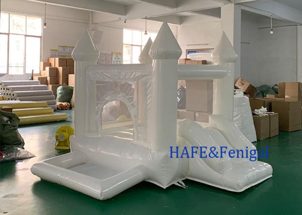 Buy cheap Party Mini Small Pvc Inflatable White/blue/pink Castle Bounce House Support Customization from wholesalers