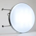 Illuminated Hanging Lightbox Sign Safety Low Voltage Double Sided Content